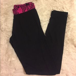 Black PINK yoga leggings